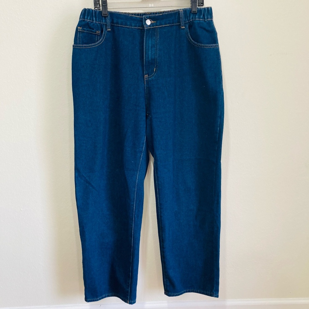 Shein Curve High Waisted Dark Wash Jeans
